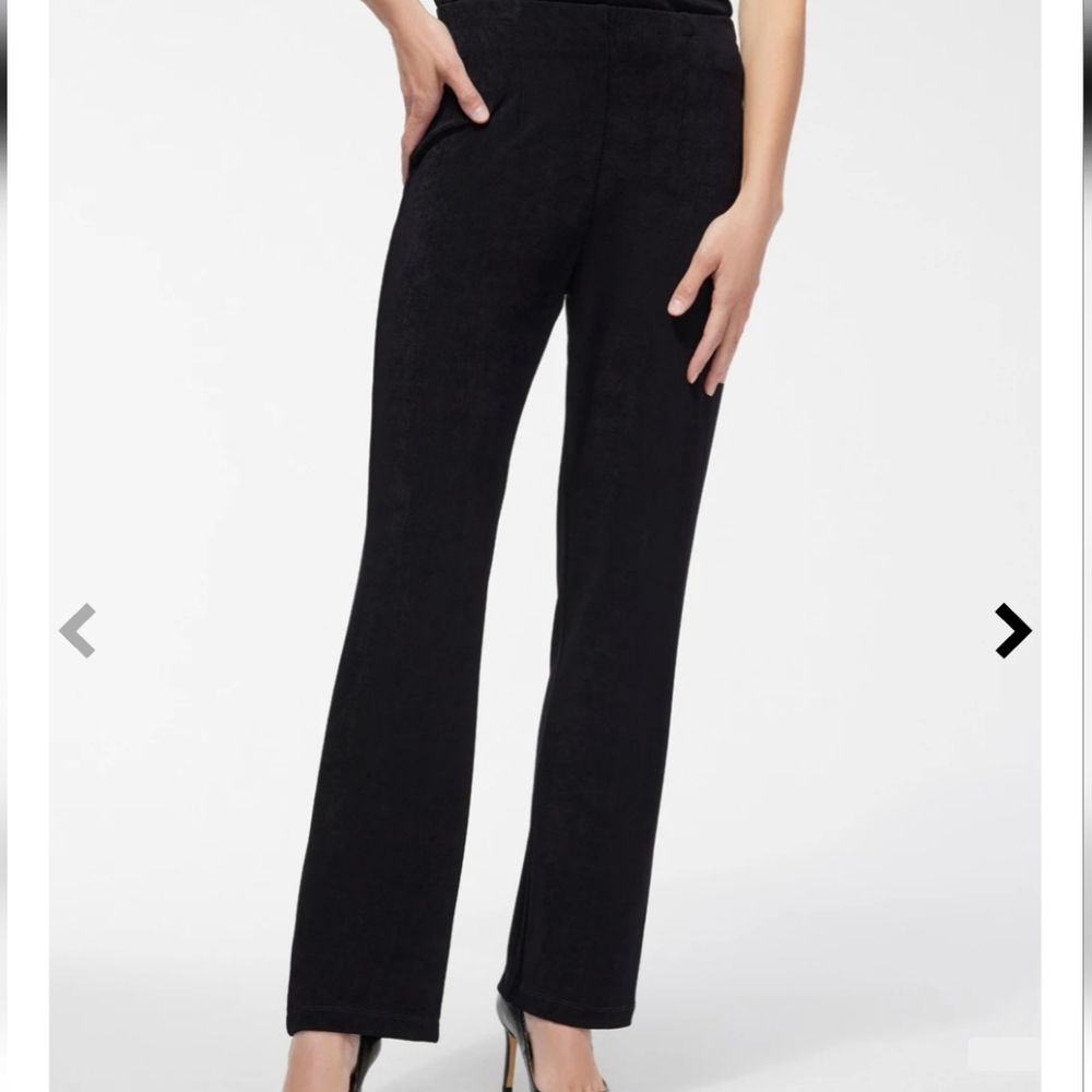 Chico's High Waist Side Zip Wide Leg Pants #3118